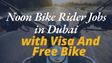 Noon Bike Rider Jobs in Dubai with Visa And Free Bike