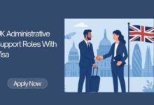 UK Administrative Support Roles With Visa