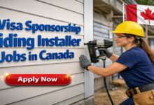 Visa Sponsorship Siding Installer Jobs in Canada