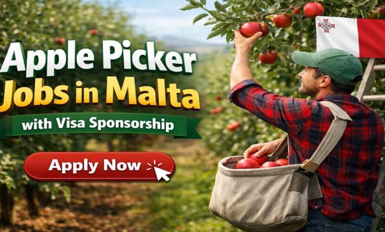 Apple Picker Jobs in Malta with Visa Sponsorship