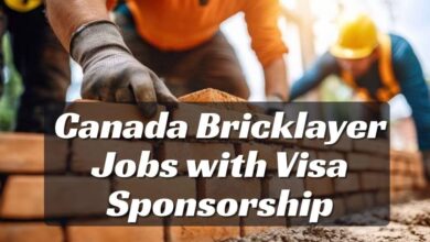 Canada Bricklayer Jobs with Visa Sponsorship