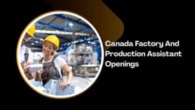 Canada Factory And Production Assistant Openings