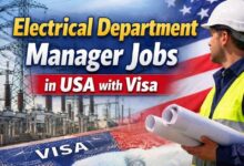 Electrical Department Manager Jobs in USA with Visa