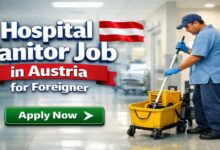 Hospital Janitor Job in Austria for Foreigner