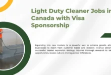 Light Duty Cleaner Jobs in Canada