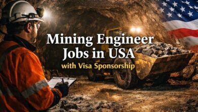 Mining Engineer Jobs in USA with Visa Sponsorship