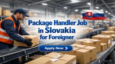 Package Handler Job in Slovakia for Foreigner