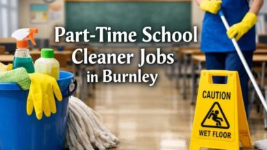 Part-Time School Cleaner Jobs in Burnley