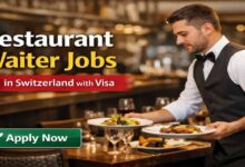 Restaurant Waiter Jobs in Switzerland with Visa