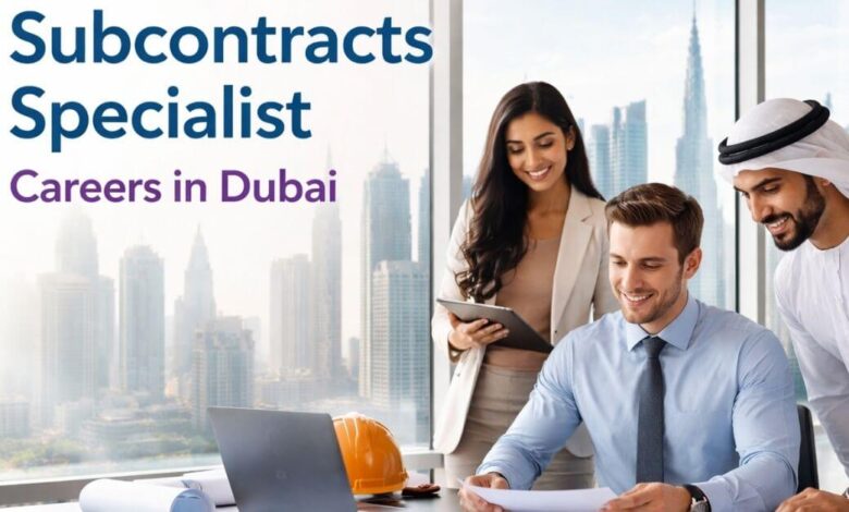 Subcontracts Specialist Careers in Dubai