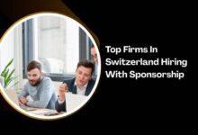 Top Firms In Switzerland Hiring With Sponsorship
