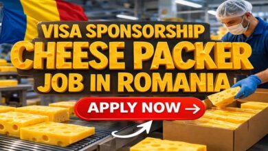 Visa Sponsorship Cheese Packer Job in Romania