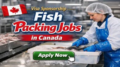 Visa Sponsorship Fish Packing Jobs in Canada