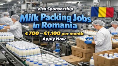 Visa Sponsorship Milk Packing Jobs in Romania