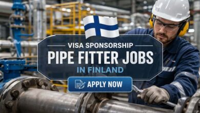 Visa Sponsorship Pipe Fitter Jobs in Finland
