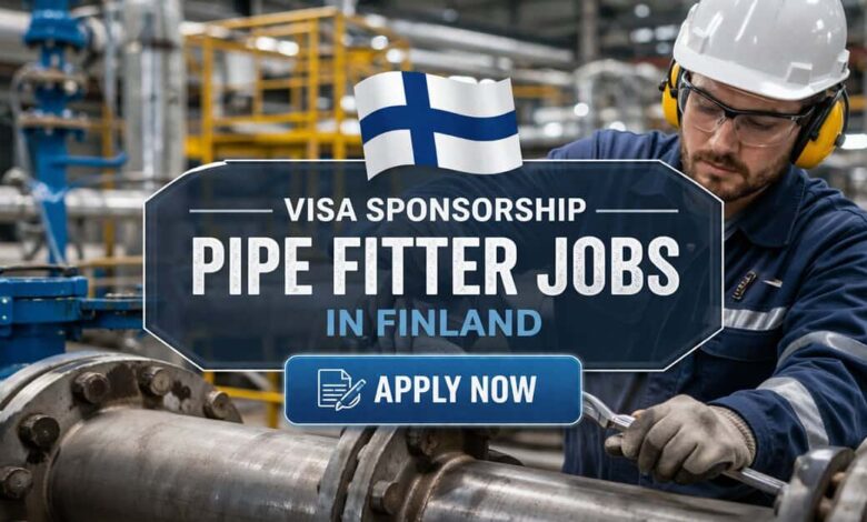 Visa Sponsorship Pipe Fitter Jobs in Finland