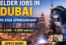 Welder Jobs in Dubai with Visa Sponsorship