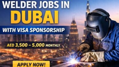 Welder Jobs in Dubai with Visa Sponsorship