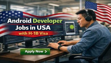 Android Developer Jobs in USA with H-1B Visa