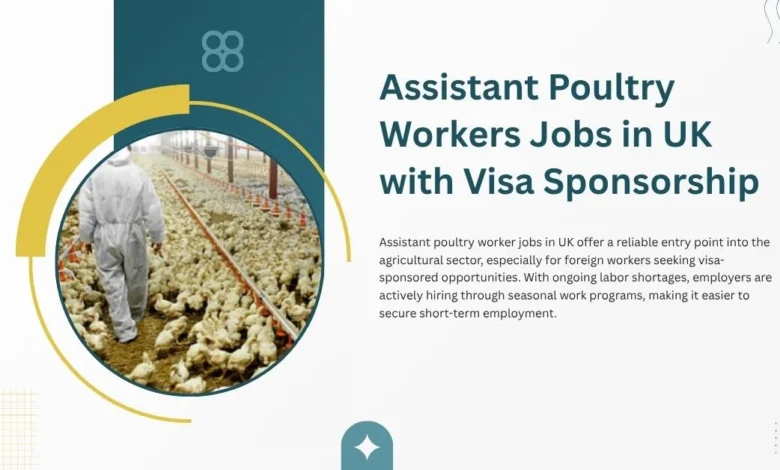 Assistant Poultry Workers Jobs in UK