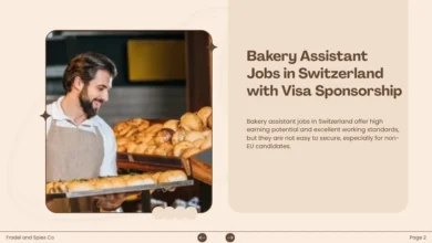 Bakery Assistant Jobs in Switzerland