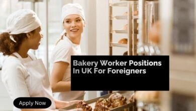 Bakery Worker Positions In UK For Foreigners