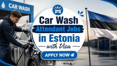 Car Wash Attendant Jobs in Estonia with Visa