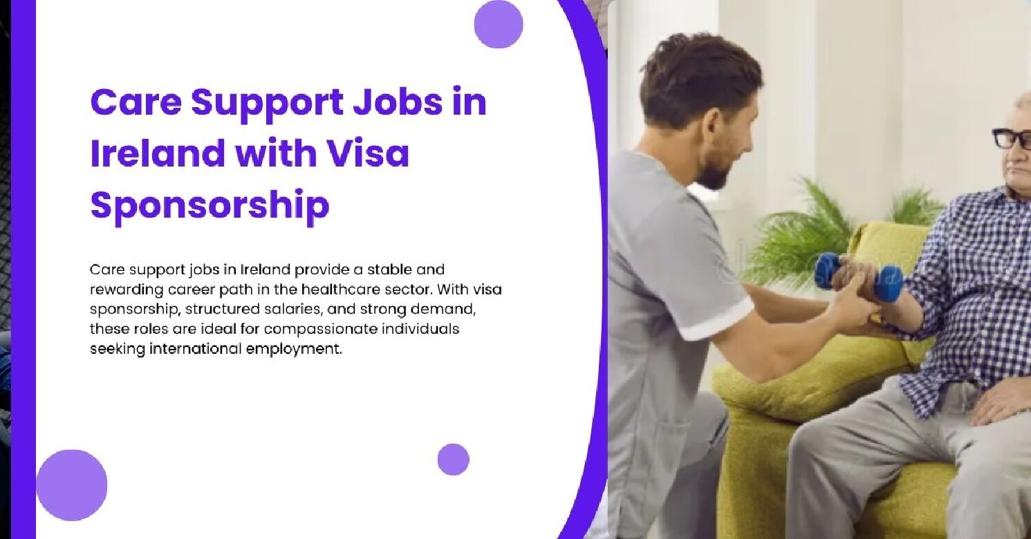 Care Support Jobs in Ireland with Visa Sponsorship pdf
