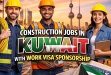 Construction Jobs in Kuwait with Work Visa Sponsorship