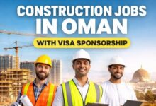 Construction Jobs in Oman with Visa Sponsorship