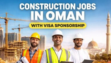 Construction Jobs in Oman with Visa Sponsorship