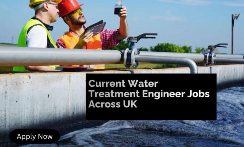 Current Water Treatment Engineer Jobs Across UK