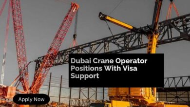 Dubai Crane Operator Positions With Visa Support