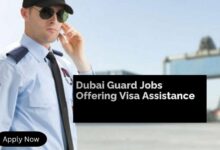 Dubai Guard Jobs Offering Visa Assistance