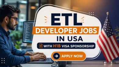 ETL Developer Jobs in USA with H1B Visa Sponsorship