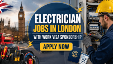 Electrician Jobs in London with Work Visa Sponsorship