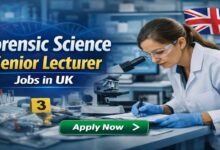 Forensic Science Senior Lecturer Jobs in UK