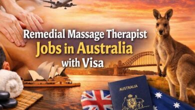 Remedial Massage Therapist Jobs in Australia with Visa