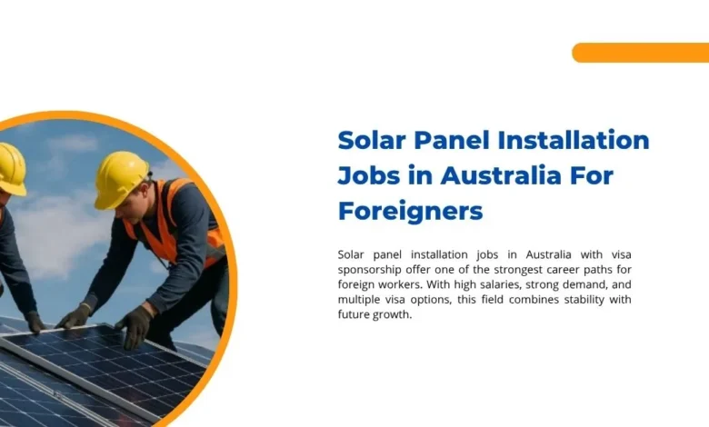 Solar Panel Installation Jobs in Australia