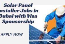 Solar Panel Installer Jobs in Dubai with Visa Sponsorship