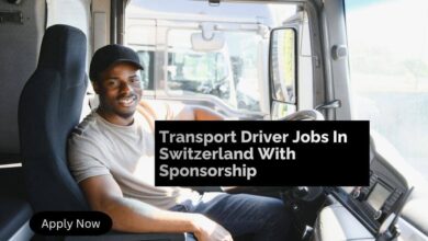 Transport Driver Jobs In Switzerland With Sponsorship