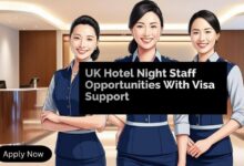 UK Hotel Night Staff Opportunities With Visa Support