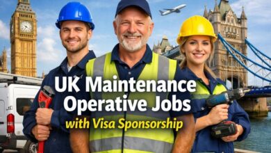UK Maintenance Operative Jobs with Visa Sponsorship