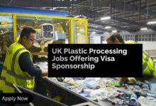 UK Plastic Processing Jobs Offering Visa Sponsorship