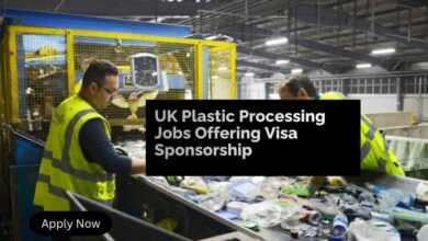 UK Plastic Processing Jobs Offering Visa Sponsorship