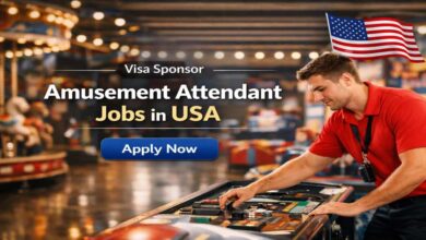 Visa Sponsor Amusement Attendant Jobs in USA
