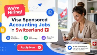Visa Sponsored Accounting Jobs in Switzerland