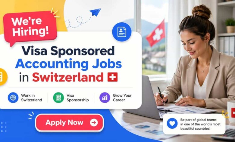 Visa Sponsored Accounting Jobs in Switzerland