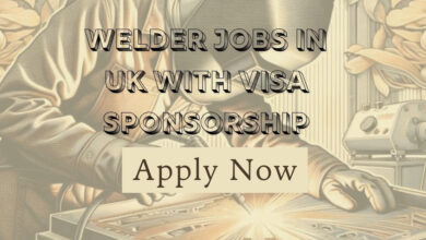 Welder Jobs in UK with Visa Sponsorship
