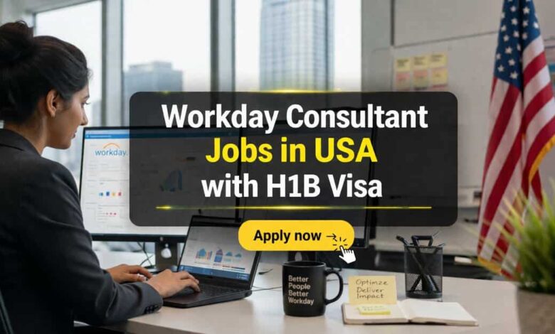 Workday Consultant Jobs in USA with H1B Visa